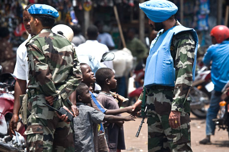 Collaboration Monuc et population à Goma