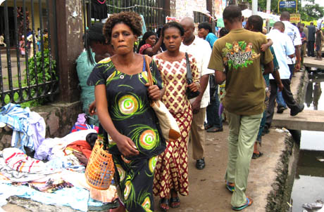 Dans la rue de Kinshasa