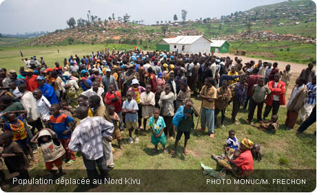 Population déplacée au Nord Kivu